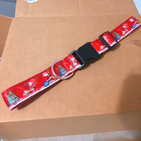 Christmas Dog collar - Picture 1 of 3